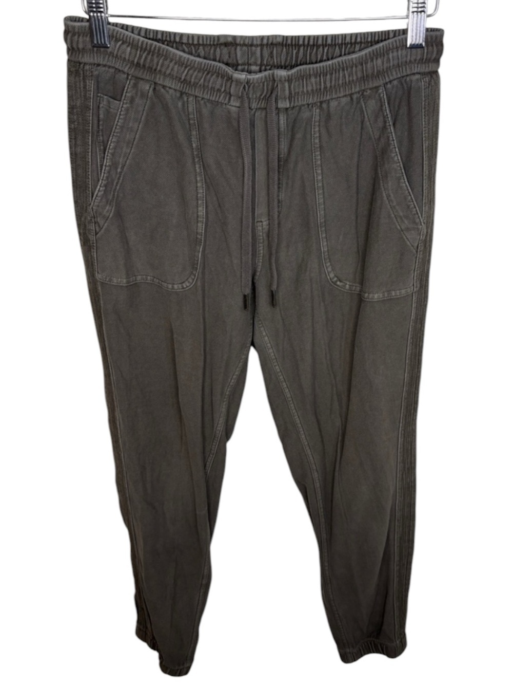 Athleta Farallon Grey Elastic Waist Jogger Pants Women Size 6